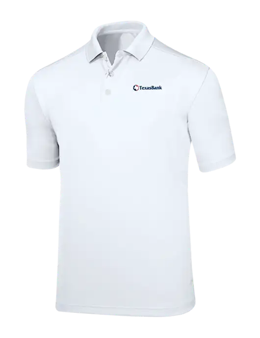 Callaway Core Bright White Performance Polo w/TexasBank Logo