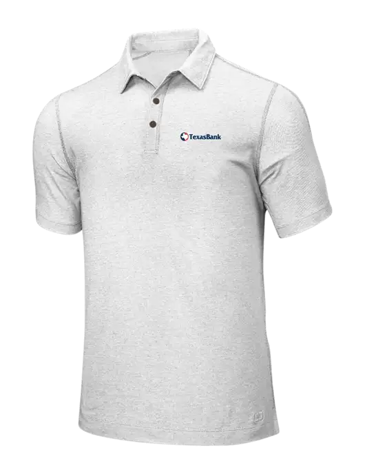 OGIO White ONYX Polo w/TexasBank Logo