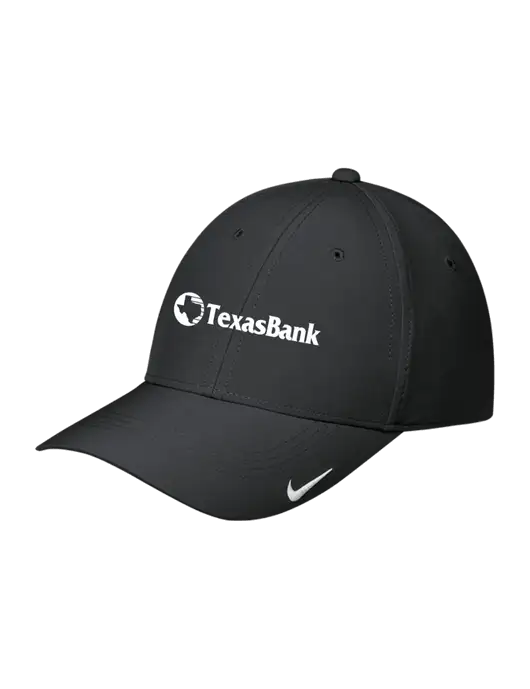 Nike Black Dri-FIT Legacy Cap w/TexasBank Logo