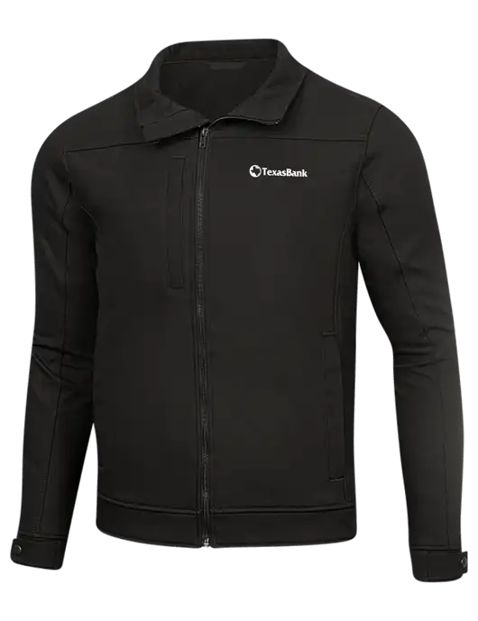Cornerstone Black Duck Bonded Soft Shell Jacket w/TexasBank Logo