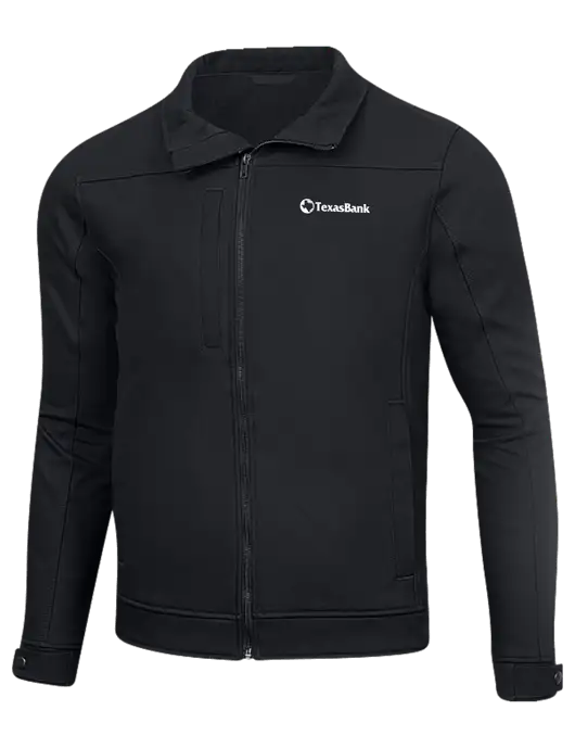 Cornerstone Charcoal Duck Bonded Soft Shell Jacket w/TexasBank Logo