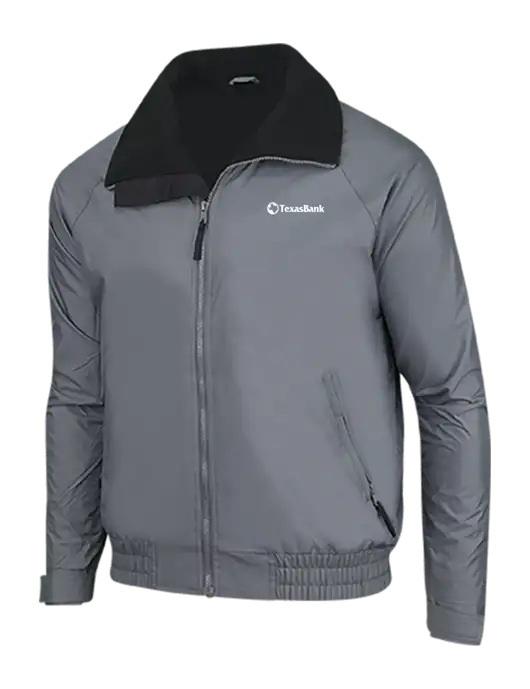 Dark Grey/Black Classic Competitor Jacket w/TexasBank Logo