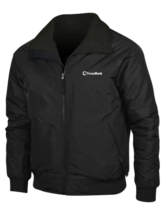 True Black/True Black Classic Challenger Jacket w/TexasBank Logo