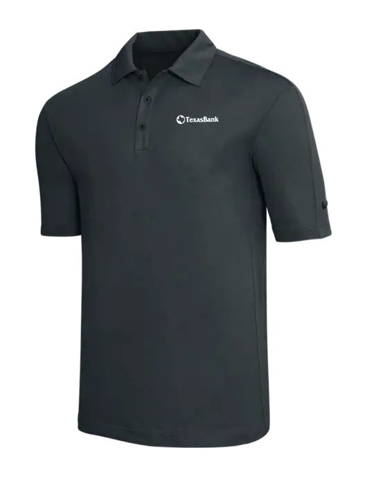Nike Dark Grey Tech Sport Dri-FIT Polo w/TexasBank Logo