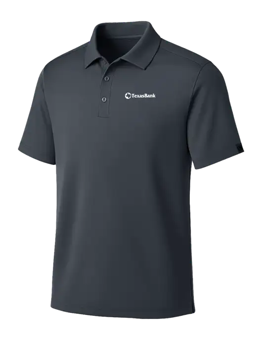 OGIO Dark Grey Framework Polo w/TexasBank Logo