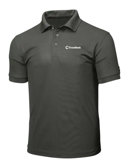 OGIO Medium Grey Caliber 2.0 Polo w/TexasBank Logo