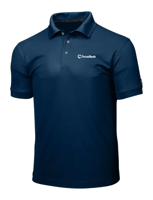 OGIO Navy Caliber 2.0 Polo w/TexasBank Logo