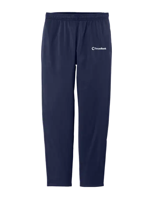 Womens Tricot Navy Track Jogger w/TexasBank Logo