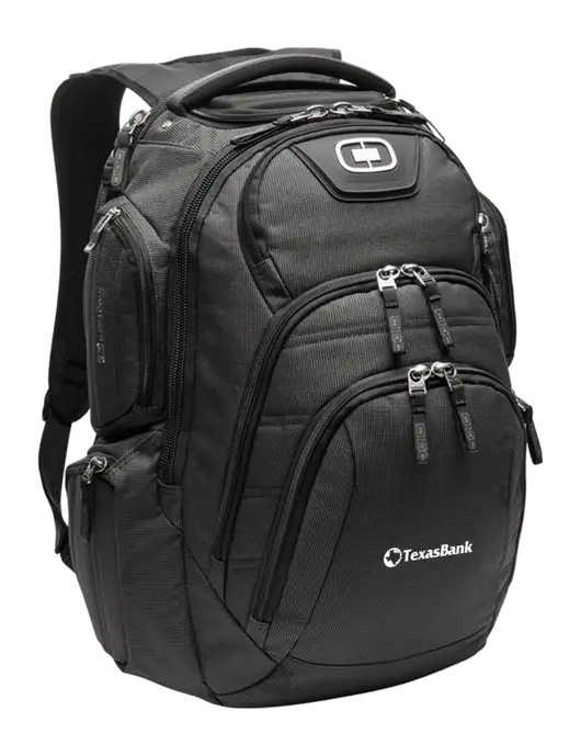 OGIO Black Surge RSS Pack
 w/TexasBank Logo