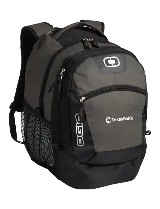 OGIO Grey Rogue Pack
 w/TexasBank Logo