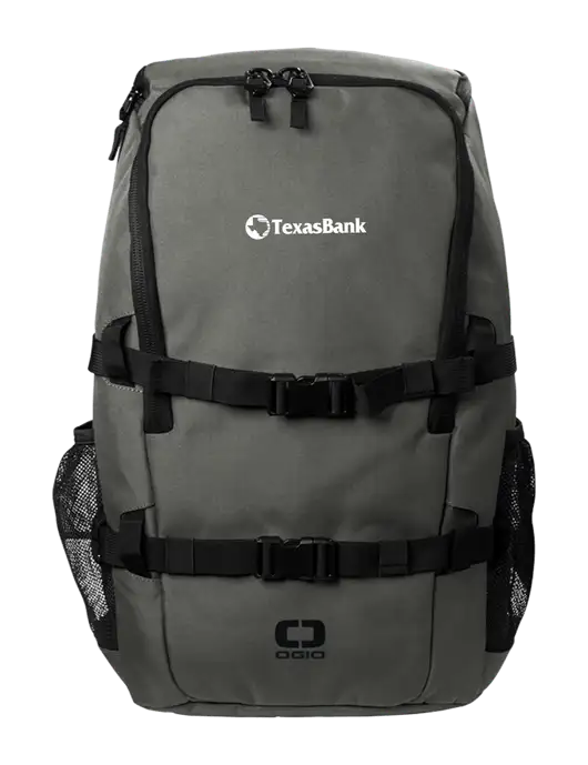 OGIO Medium Grey Street Pack w/TexasBank Logo