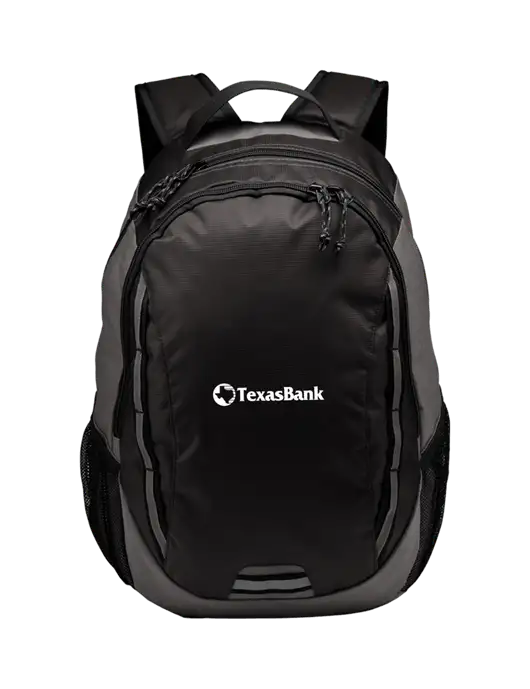 Ridge Charcoal/Dark Charcoal Laptop Backpack w/TexasBank Logo